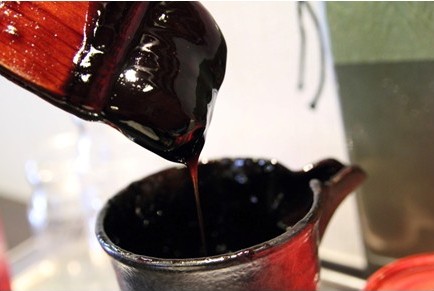 Brush on the okonomiyaki sauce