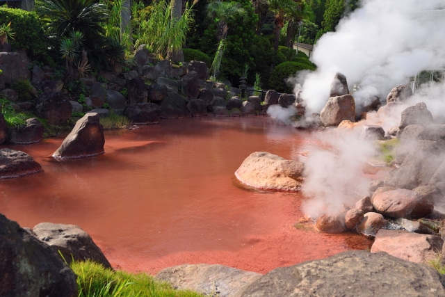 Beppu onsen
Akaike jigoku 